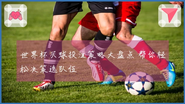 世界杯买球投注策略大盘点 帮你轻松决策选队伍